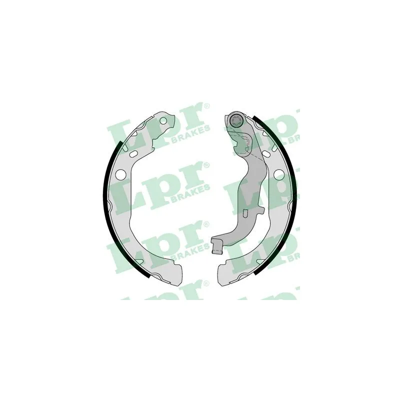 Jeu de mâchoires de frein LPR 01131