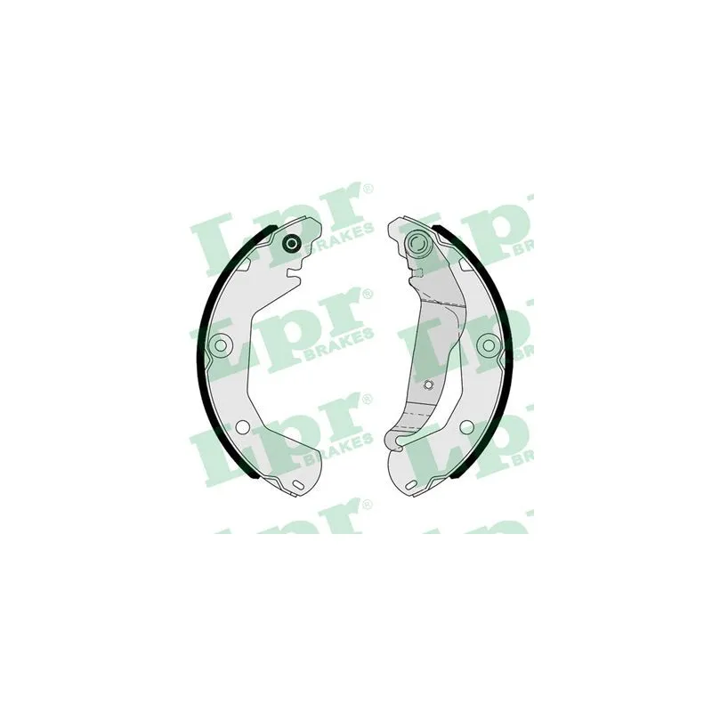 Jeu de mâchoires de frein LPR 01163
