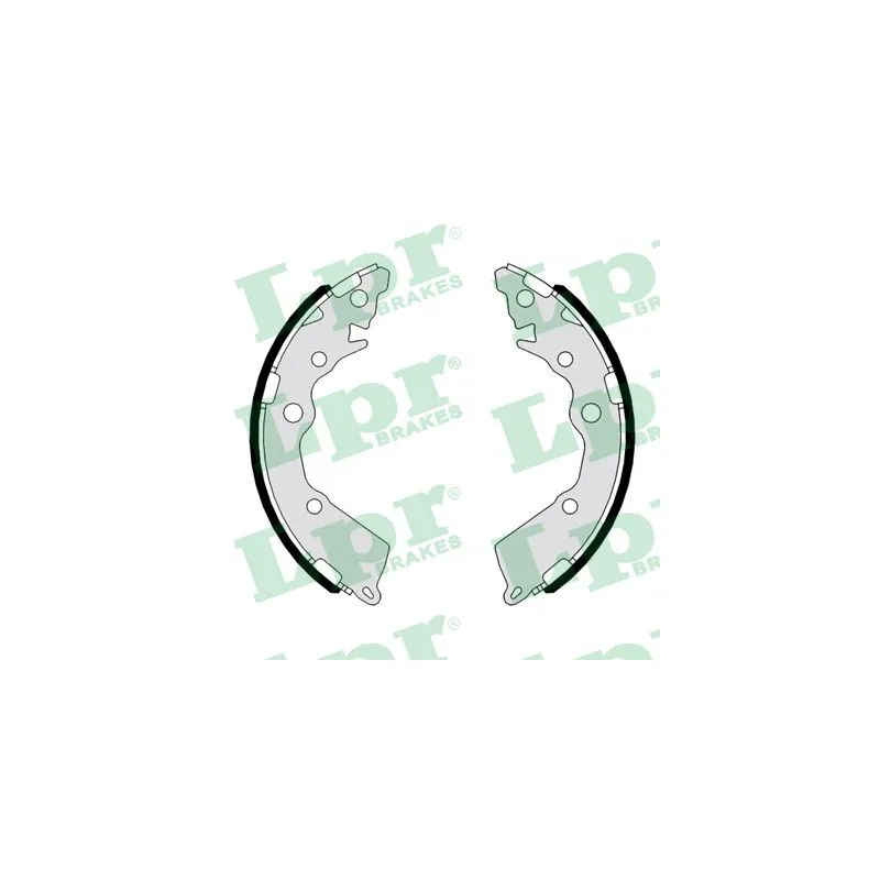 Jeu de mâchoires de frein LPR 01167