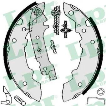 Jeu de mâchoires de frein LPR 04471