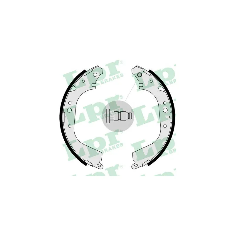 Jeu de mâchoires de frein LPR 05280