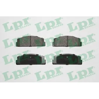 Jeu de 4 plaquettes de frein avant LPR 05P001