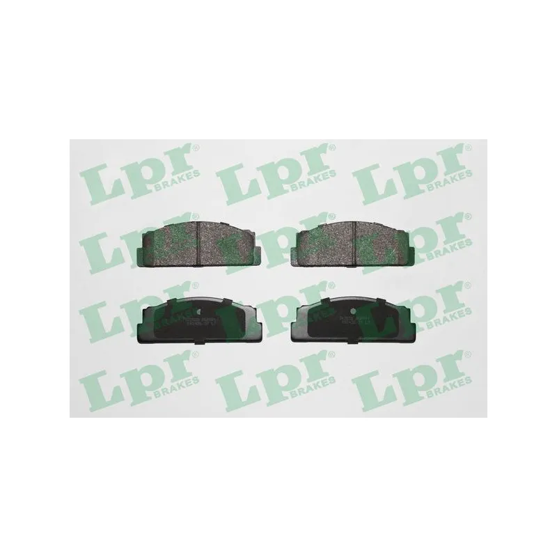Jeu de 4 plaquettes de frein avant LPR 05P001