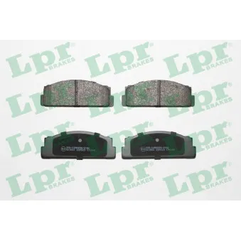 Jeu de 4 plaquettes de frein avant LPR 05P003