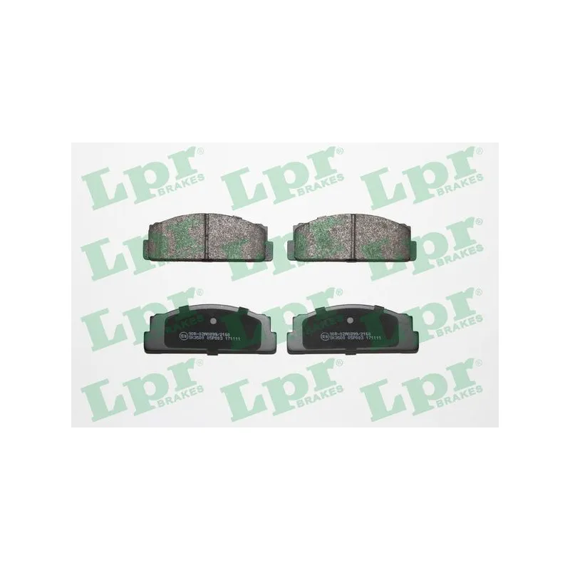 Jeu de 4 plaquettes de frein avant LPR 05P003