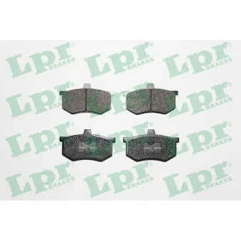 Jeu de 4 plaquettes de frein avant LPR 05P004