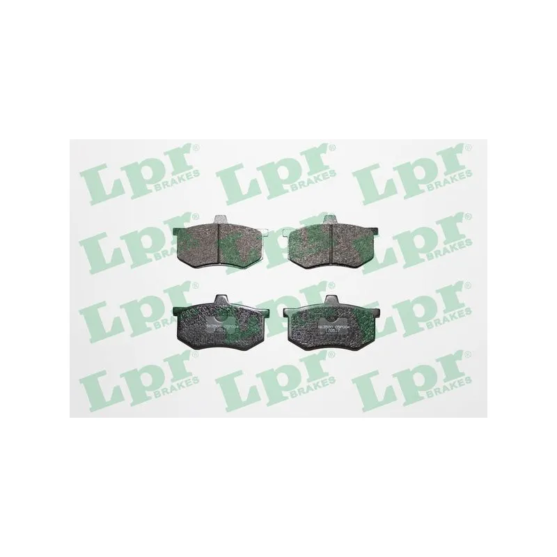 Jeu de 4 plaquettes de frein avant LPR 05P004
