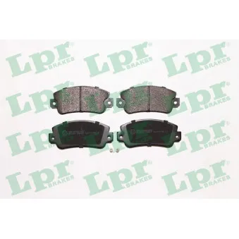 Jeu de 4 plaquettes de frein avant LPR 05P007