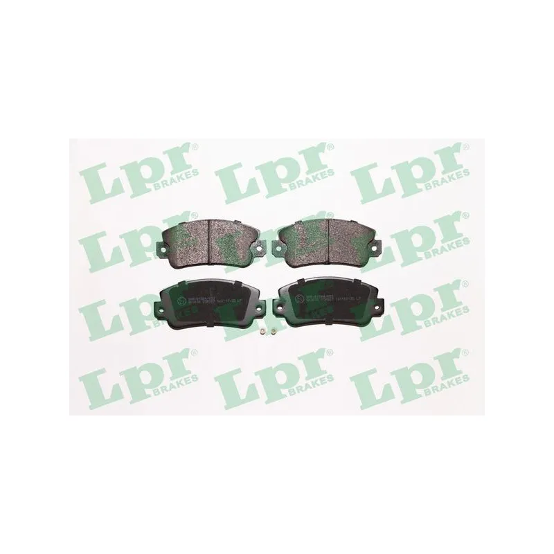 Jeu de 4 plaquettes de frein avant LPR 05P007