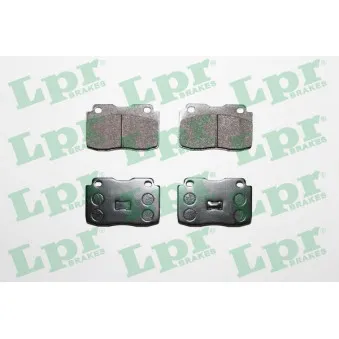 Jeu de 4 plaquettes de frein avant LPR 05P010