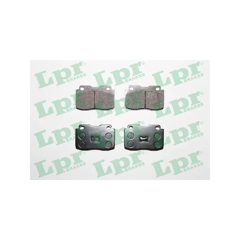 Jeu de 4 plaquettes de frein avant LPR 05P010