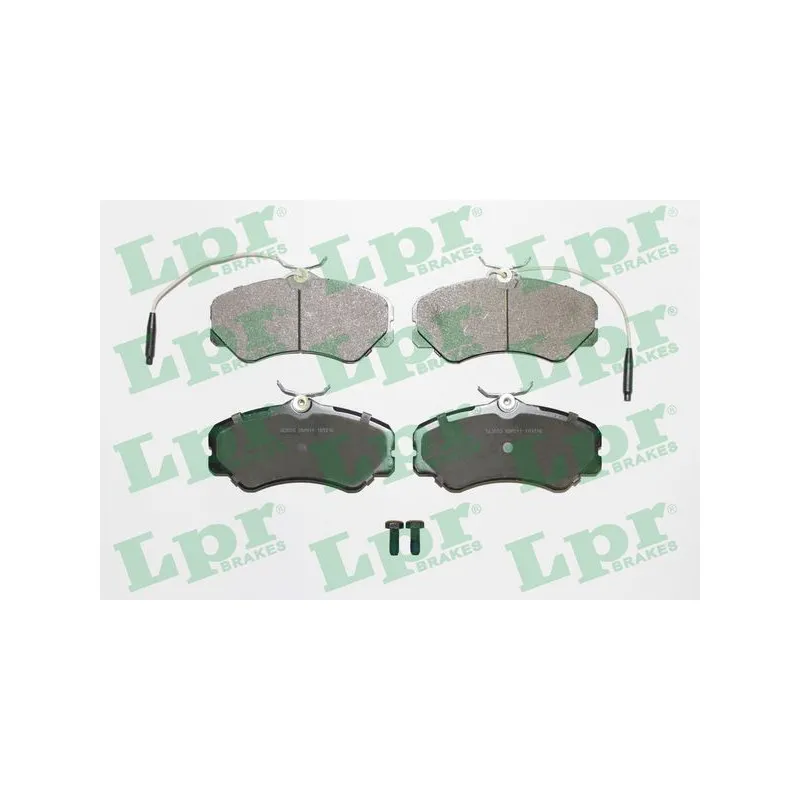 Jeu de 4 plaquettes de frein avant LPR 05P011