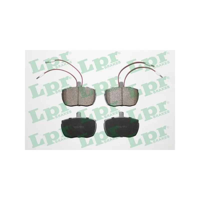 Jeu de 4 plaquettes de frein avant LPR 05P013