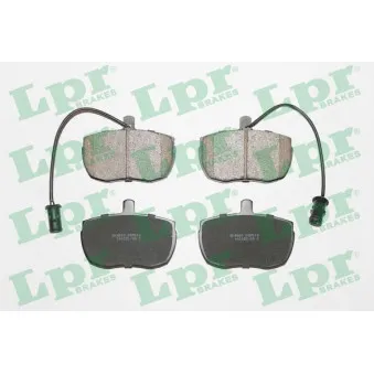 Jeu de 4 plaquettes de frein avant LPR 05P014