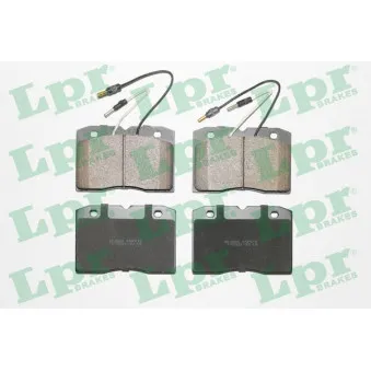 Jeu de 4 plaquettes de frein avant LPR 05P015