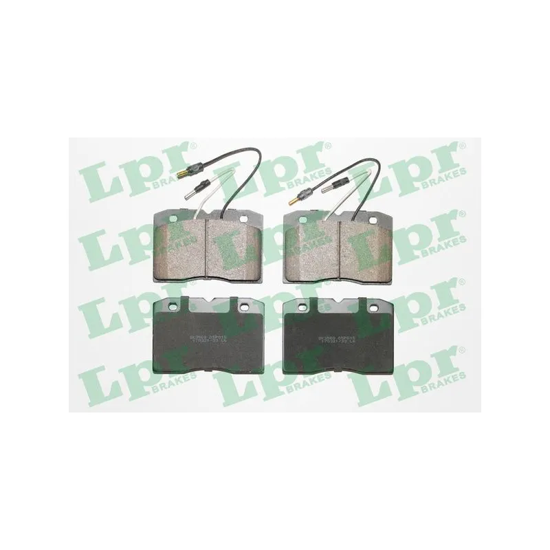 Jeu de 4 plaquettes de frein avant LPR 05P015