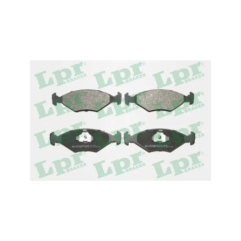 Jeu de 4 plaquettes de frein avant LPR 05P016