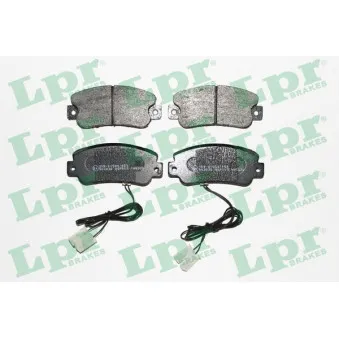 Jeu de 4 plaquettes de frein avant LPR 05P019