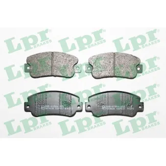 Jeu de 4 plaquettes de frein avant LPR 05P021