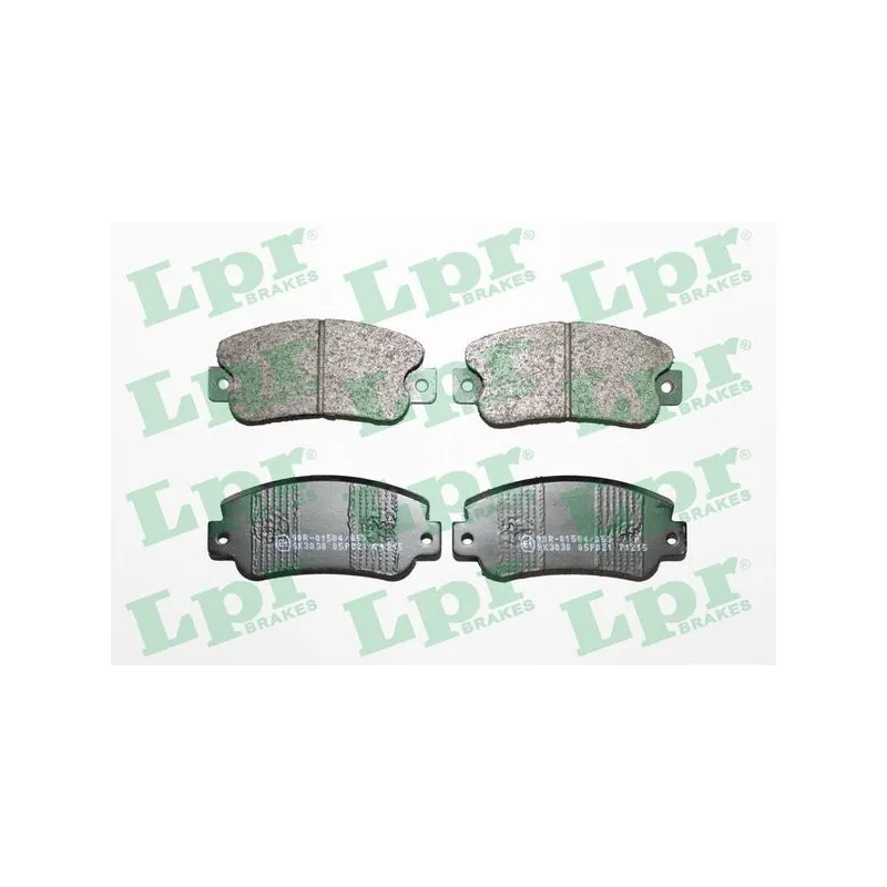Jeu de 4 plaquettes de frein avant LPR 05P021