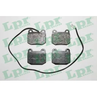 Jeu de 4 plaquettes de frein avant LPR 05P022
