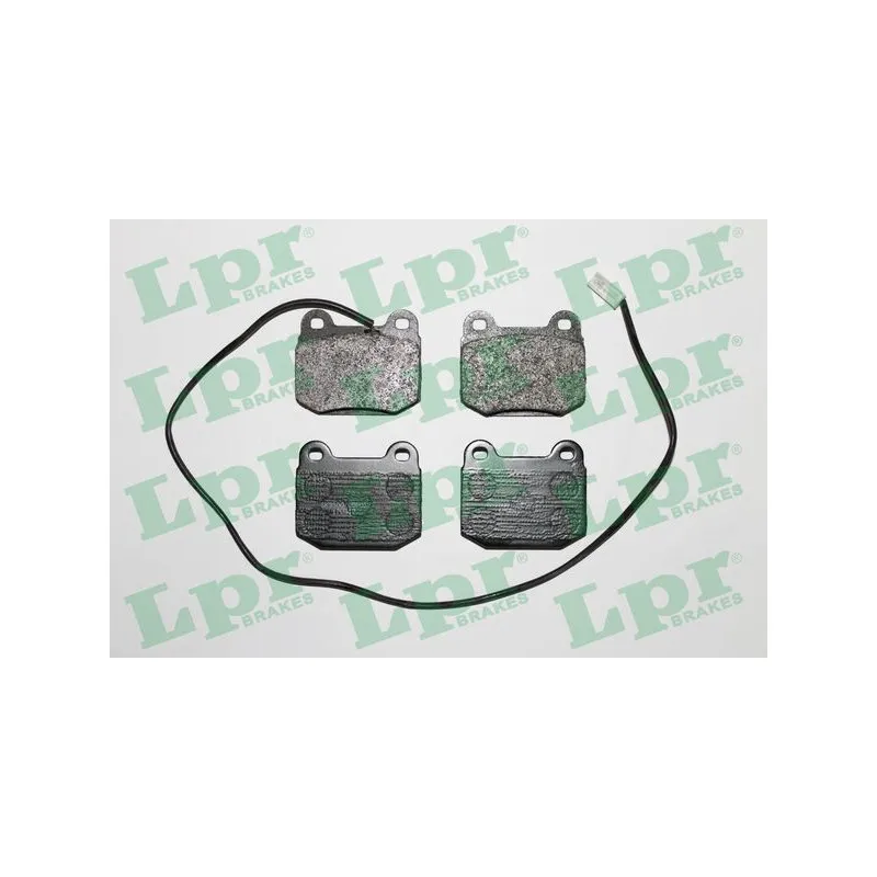 Jeu de 4 plaquettes de frein avant LPR 05P022