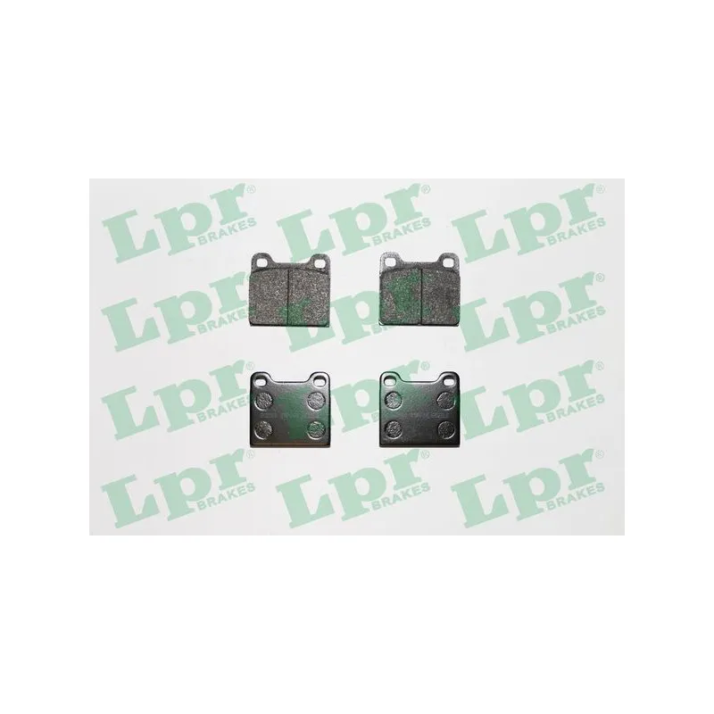 Jeu de 4 plaquettes de frein avant LPR 05P024