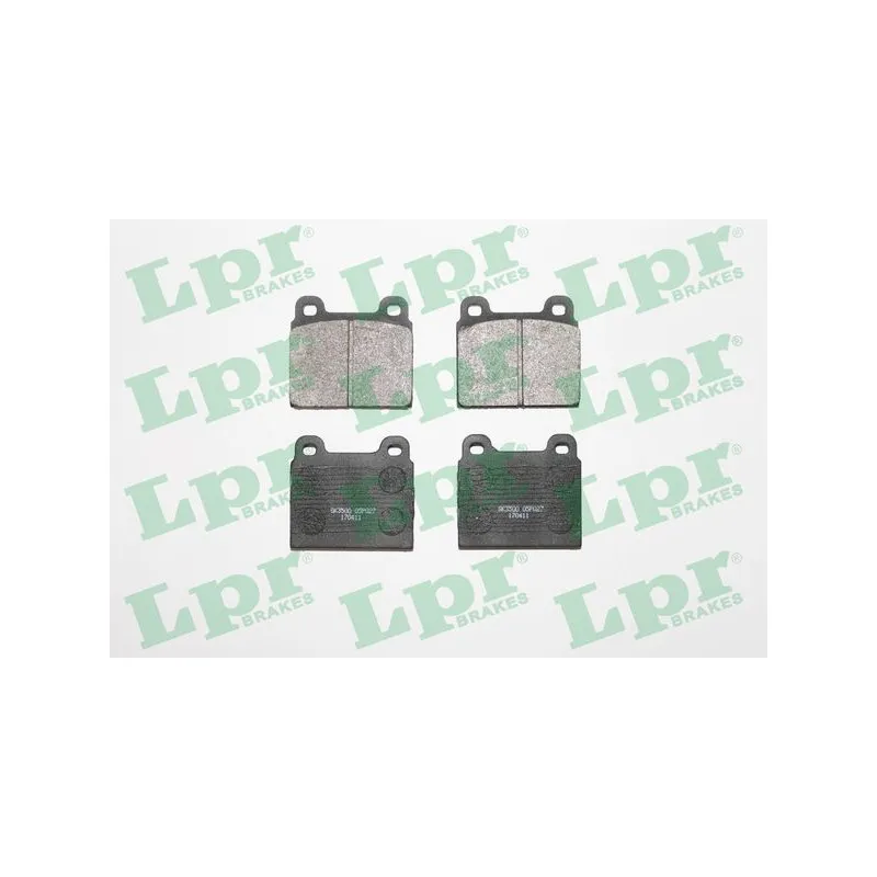 Jeu de 4 plaquettes de frein avant LPR 05P027