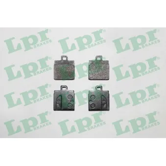 Jeu de 4 plaquettes de frein arrière LPR 05P029