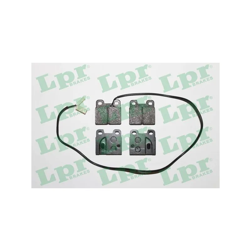 Jeu de 4 plaquettes de frein arrière LPR 05P030
