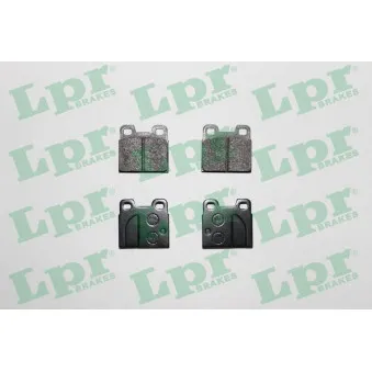 Jeu de 4 plaquettes de frein arrière LPR 05P031