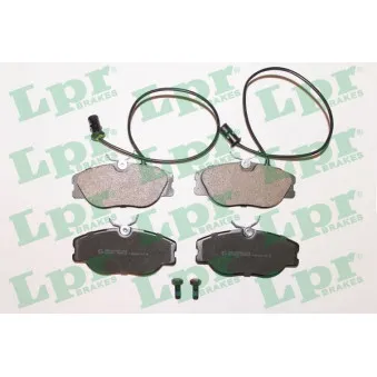 Jeu de 4 plaquettes de frein avant LPR 05P032