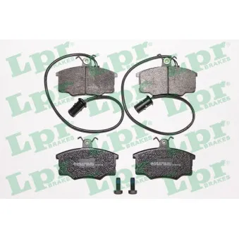 Jeu de 4 plaquettes de frein avant LPR 05P033