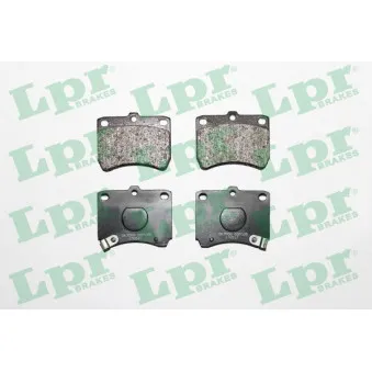 Jeu de 4 plaquettes de frein avant LPR 05P035