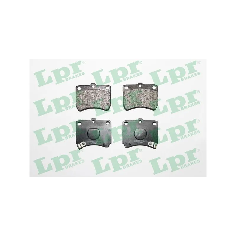 Jeu de 4 plaquettes de frein avant LPR 05P035