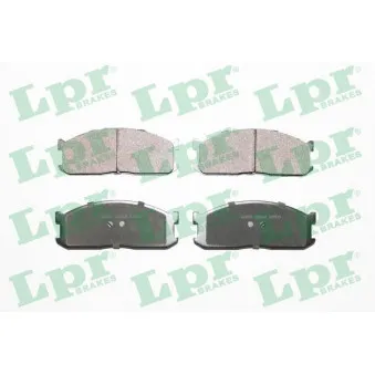 Jeu de 4 plaquettes de frein avant LPR 05P039