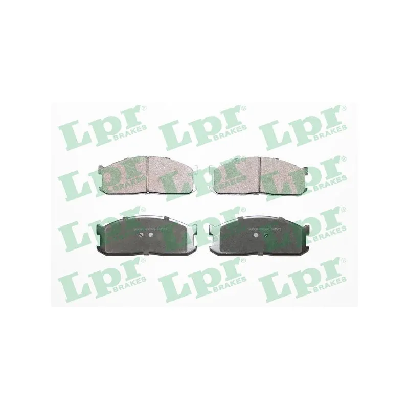 Jeu de 4 plaquettes de frein avant LPR 05P039