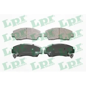 Jeu de 4 plaquettes de frein avant LPR 05P040
