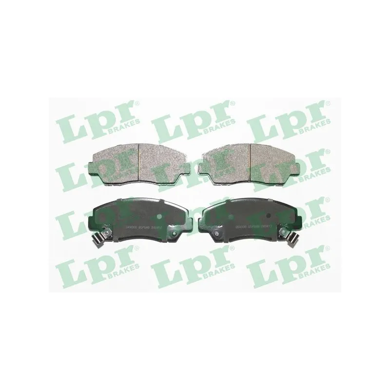 Jeu de 4 plaquettes de frein avant LPR 05P040