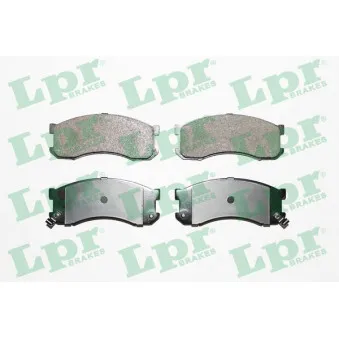 Jeu de 4 plaquettes de frein avant LPR 05P041