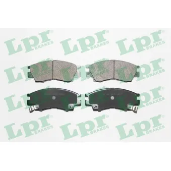 Jeu de 4 plaquettes de frein avant LPR 05P042