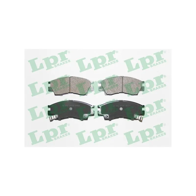 Jeu de 4 plaquettes de frein avant LPR 05P042