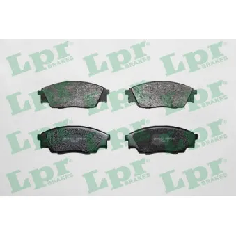 Jeu de 4 plaquettes de frein avant LPR 05P049