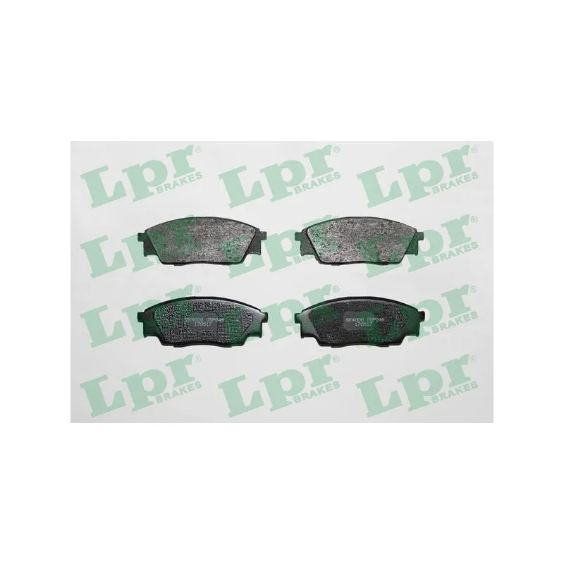 Jeu de 4 plaquettes de frein avant LPR 05P049