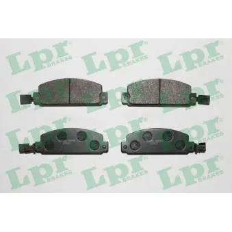 Jeu de 4 plaquettes de frein avant LPR 05P051