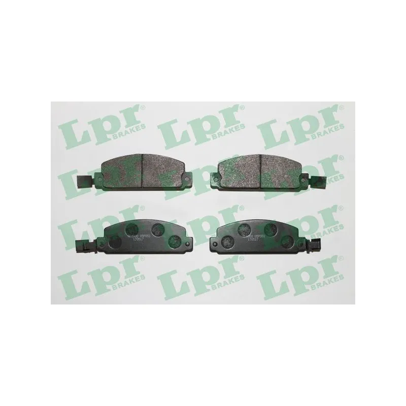 Jeu de 4 plaquettes de frein avant LPR 05P051