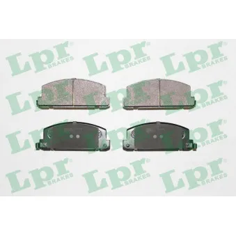 Jeu de 4 plaquettes de frein avant LPR 05P053
