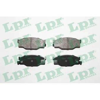 Jeu de 4 plaquettes de frein avant LPR 05P054