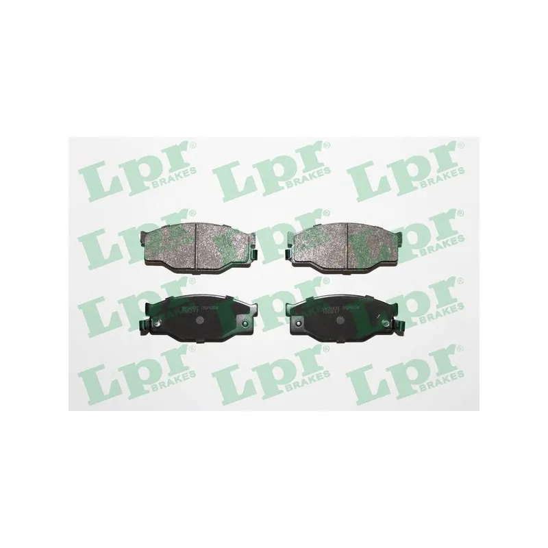 Jeu de 4 plaquettes de frein avant LPR 05P054