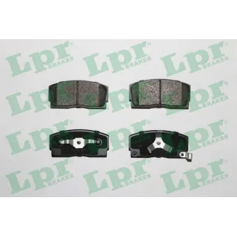 Jeu de 4 plaquettes de frein avant LPR 05P055